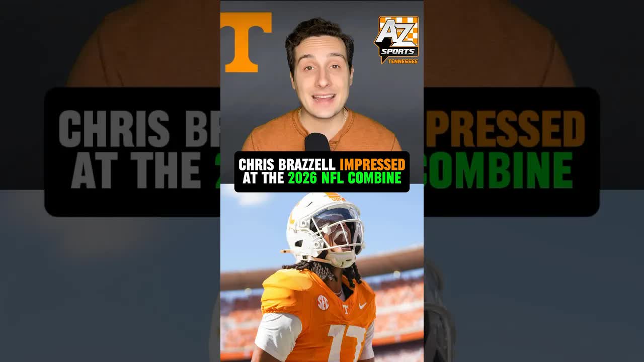 Brazzell did himself and the #Vols a favor last week at the NFL Combine 🔥 #football #edit #shorts