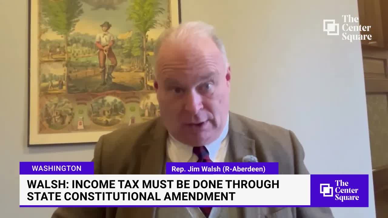 Walsh: An Income Tax Must Be Done Through A Constitutional Amendment