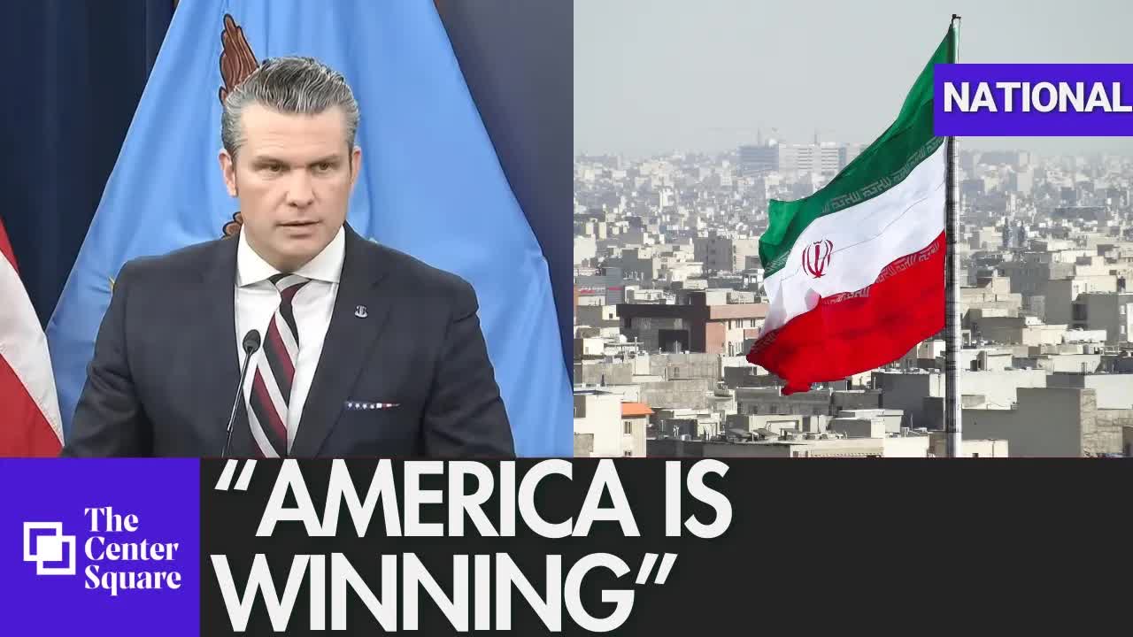 Sec. Hegseth Set Triumphant Tone in Press Briefing on Iran: “America Is Winning”