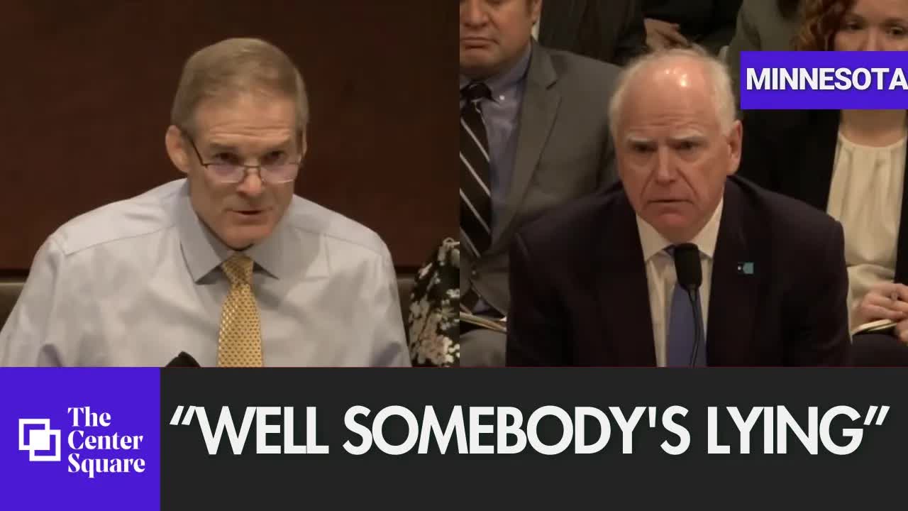 Rep. Jordan (R-OH) Accuses Gov. Walz of Lying About a Court Order Related to Feeding Our Future