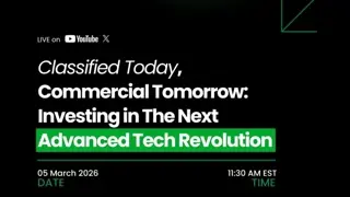 Classified Today, Commercial Tomorrow: Investing in the Next Advanced Tech Revolution