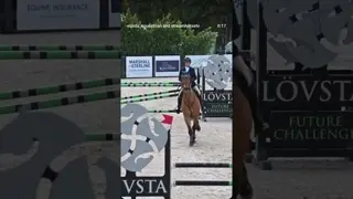 WEF9️⃣✅ underway! Athena & Valdes warming up for the 1.35M 👀