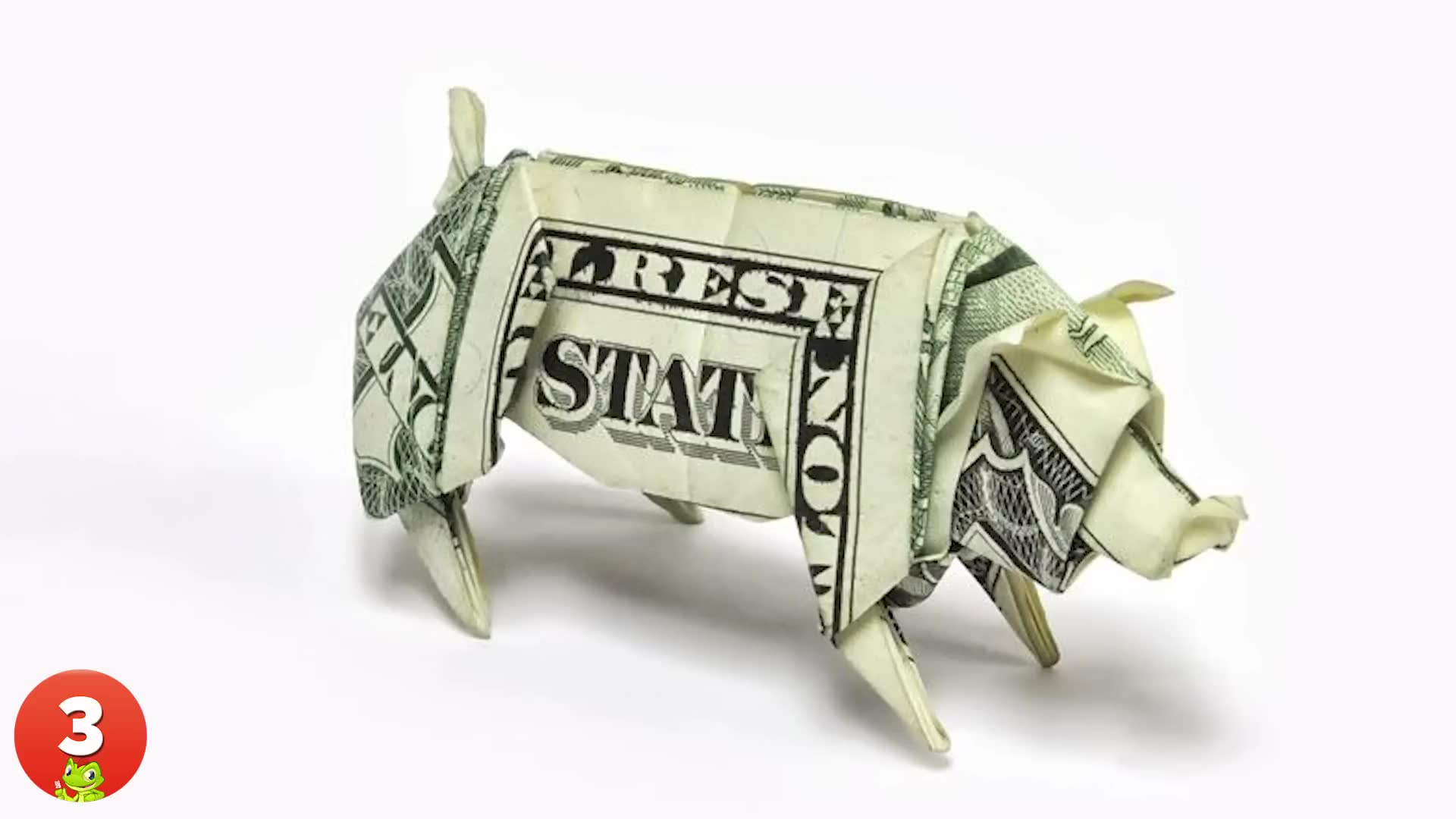 Extremely cool examples of paper money folded into stunning origami art
