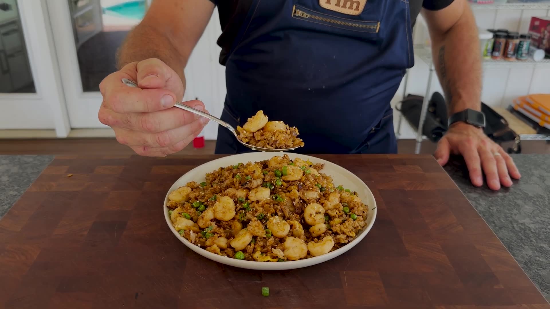 Perfect shrimp fried rice with restaurant-quality technique