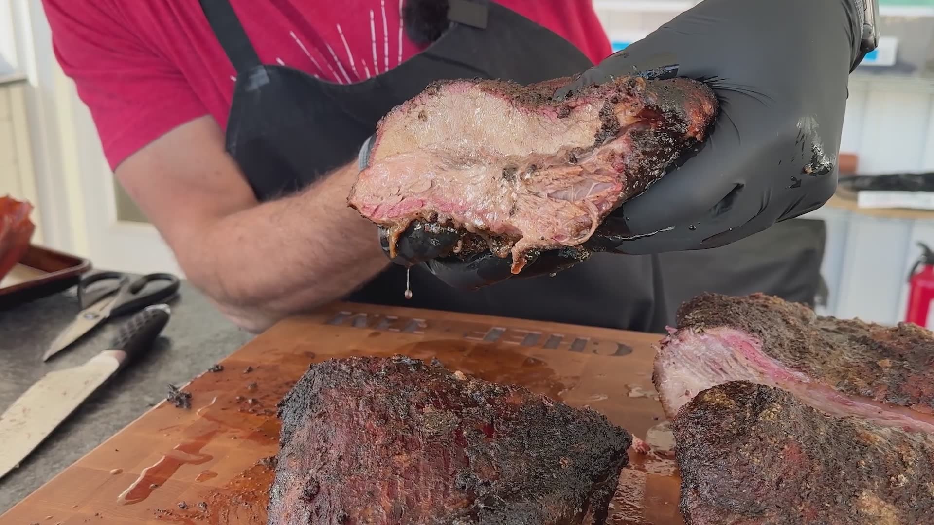 Testing traditional stick burner versus pellet grill for brisket
