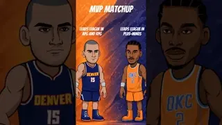 Jokic vs. Shai in an MVP-defining matchup tonight 🍿 #mvp #jokic #shaigilgeousalexander