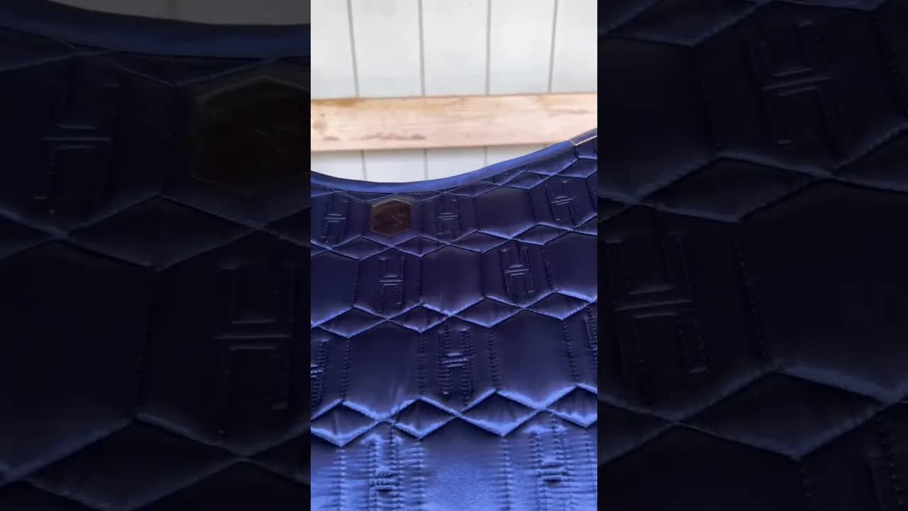 We are obsessed with the Eskadron Satin Crystal Heritage Saddle Pad! 💙