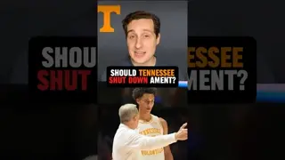 Saving Ament for the NCAA tournament is key for a #Vols run 🔥 #Tennessee #basketball #edit #shorts