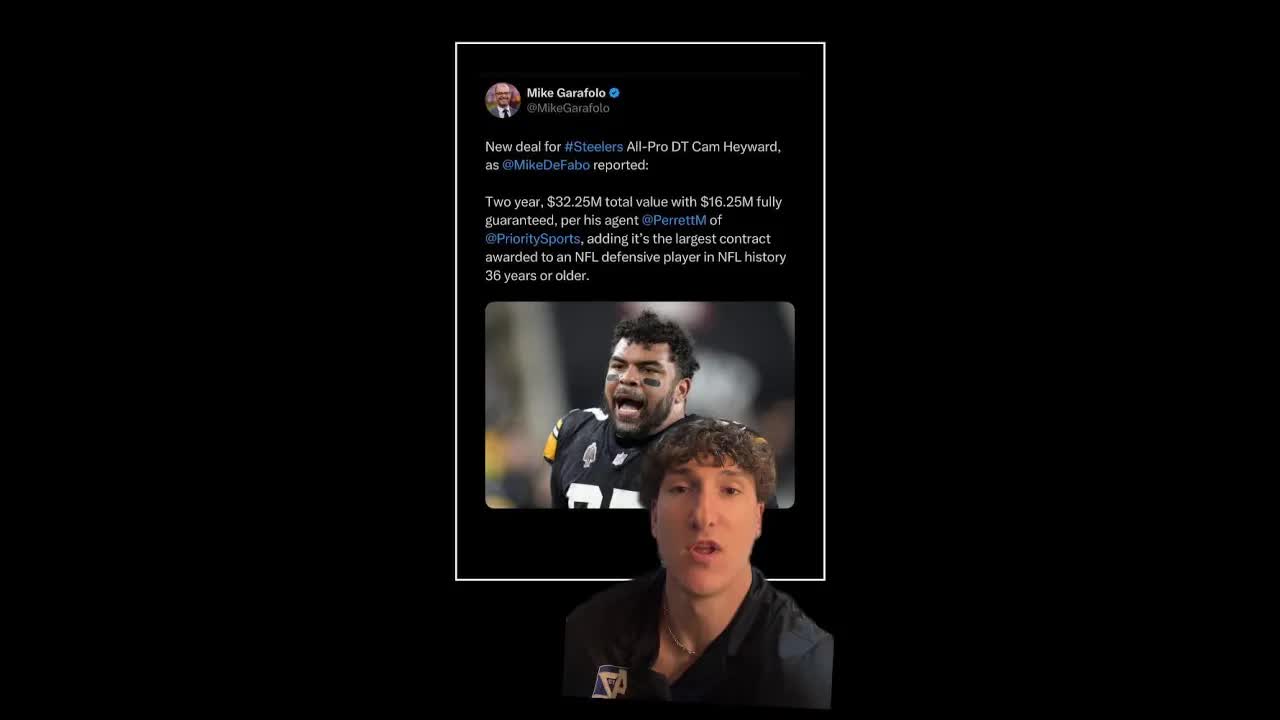Steelers Extend Cam Heyward With Historic $32.5M Deal episode artwork