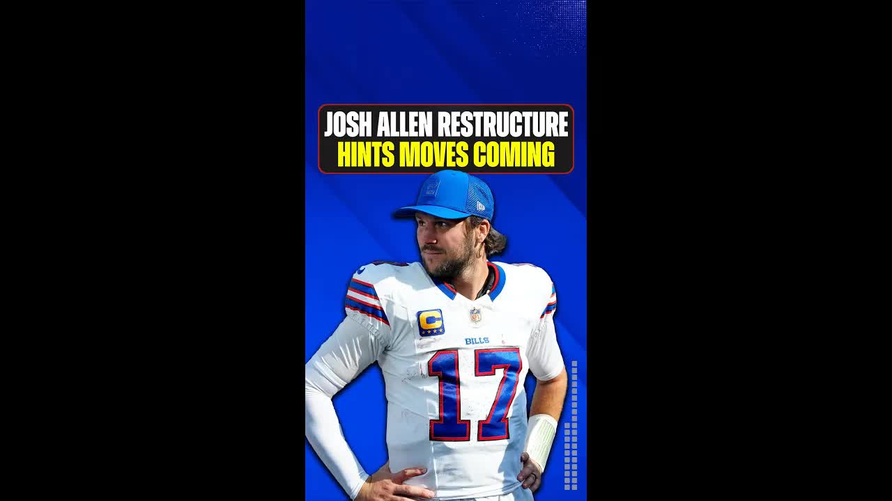 This is what Josh Allen's contract restructure means for the #BuffaloBills! #NFLFreeAgency #GoBills