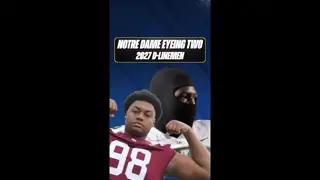 #NotreDame is still in the mix to land two behemoth defensive linemen in the 2027 class