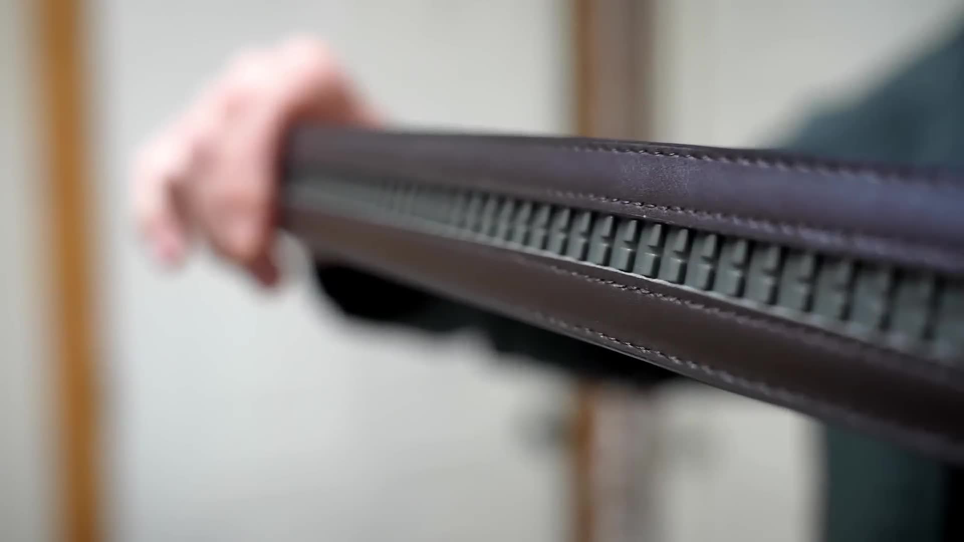 Reinforced holster belt that supports firearm weight comfortably