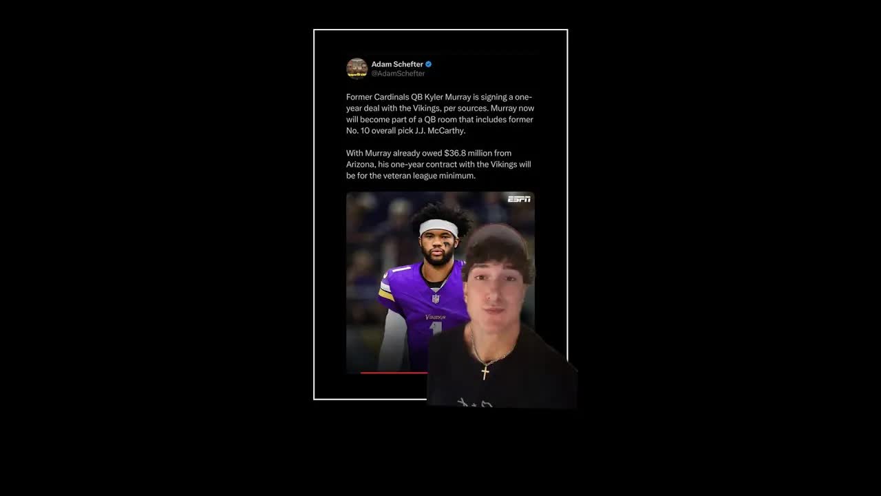 The #PittsburghSteelers are OUT after Kyler Murray #NFLFreeAgency #SKOL #GoVikings #NFL