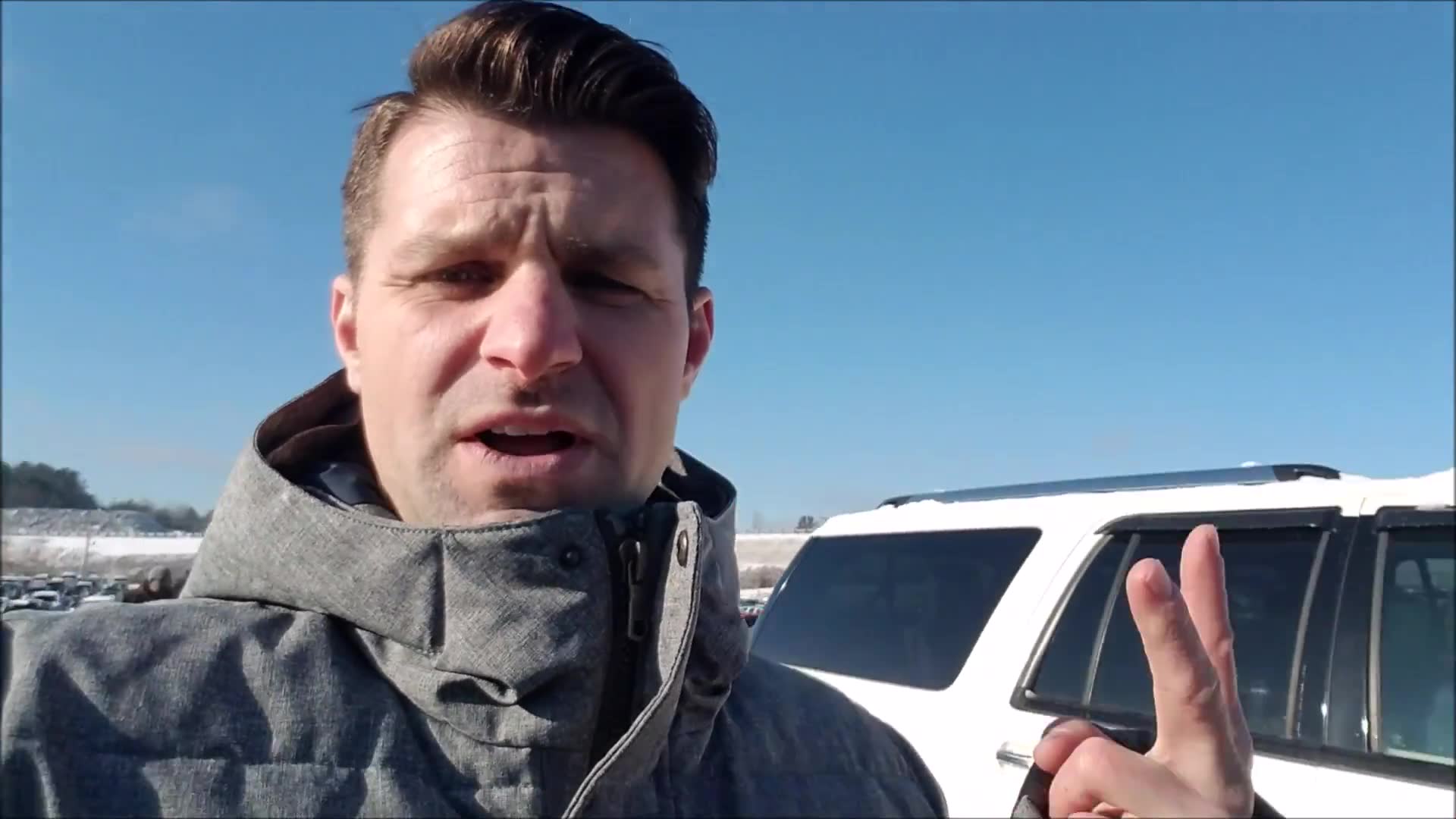A snow covered classic Mustang shows up at the dealer auction and here is the price