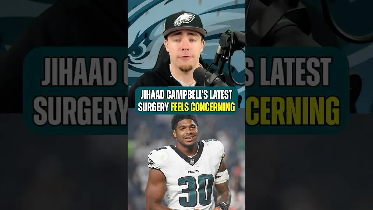 The #Eagles Could Regret Letting Nakobe Dean Walk, After Jihaad Campbells 2nd Surgery #nfl episode artwork