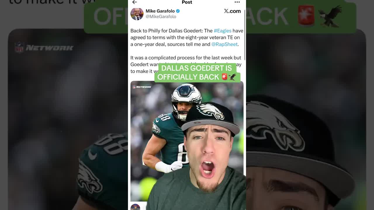 BREAKING: Eagles Re-Sign Dallas Goedert This Is HUGE! #Eagles #PhiladelphiaEagles #NFL episode artwork