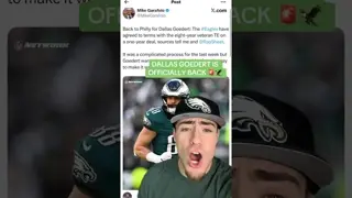 BREAKING: Eagles Re-Sign Dallas Goedert… This Is HUGE! 🦅🔥 #Eagles #PhiladelphiaEagles #NFL
