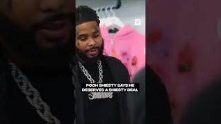 Pooh Shiesty says he deserves a deal for his ski mask influence ✔️ #SneakerShopping