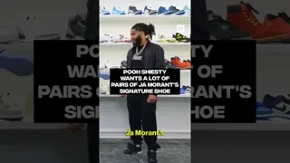 Pooh Shiesty says he needs all the Nike Ja 3 colorways 🔥😤 #SneakerShopping