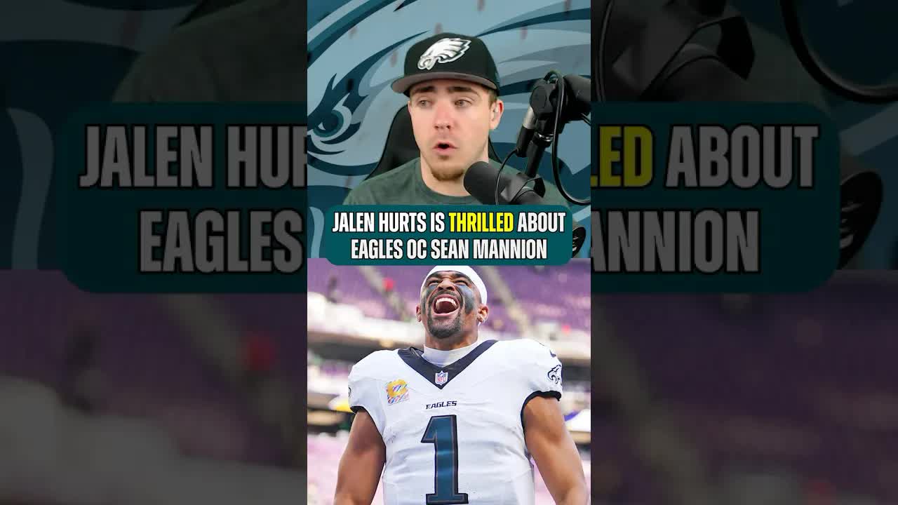 Jalen Hurts Had A Completely Different Tone When Talking About New #Eagles OC Sean Mannion #nfl episode artwork