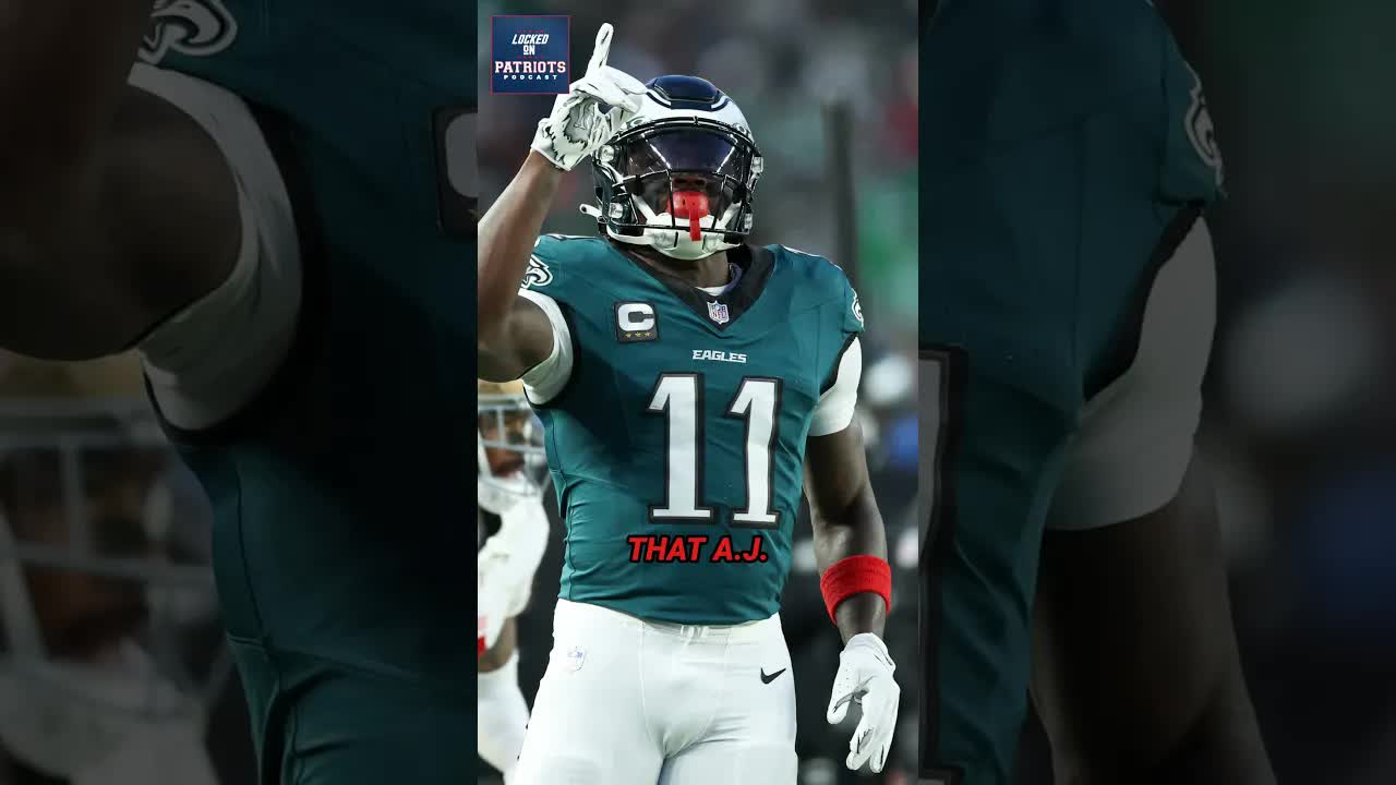 Will the Patriots Pass on WR and Trade for AJ Brown? 👀 #patriots #ajbrown #nfl