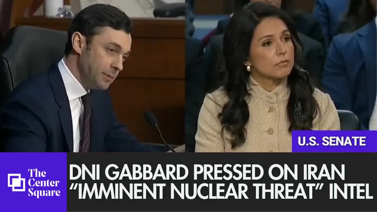 DNI Tulsi Gabbard Pressed on Iran “Imminent Nuclear Threat” Intel