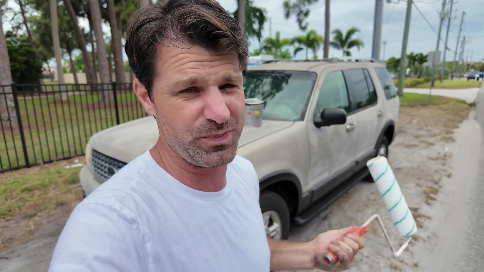 Here is what happens when you try to paint your entire car for under fifty dollars