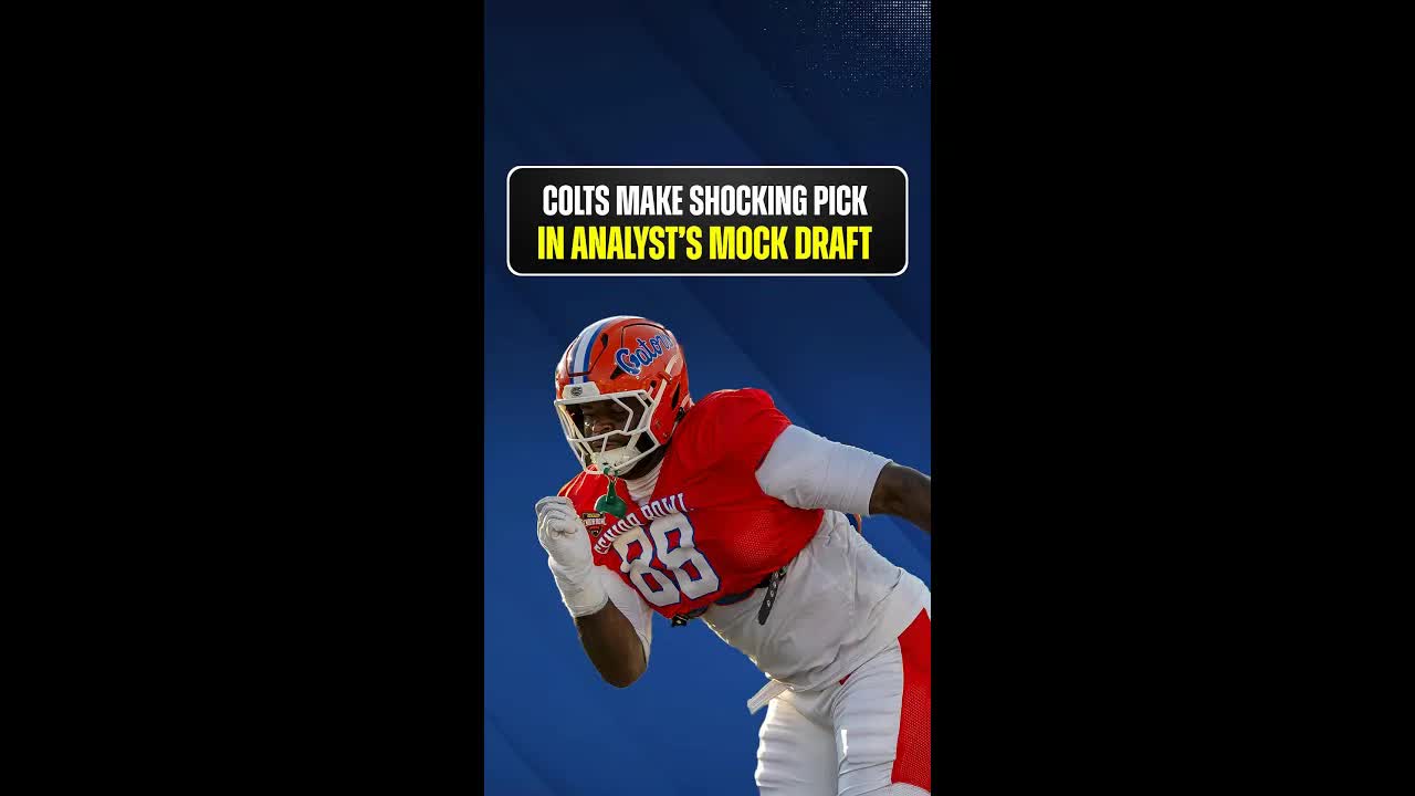 Colts make shocking selection in EPSN analyst's latest mock draft #indianapoliscolts #nfl #mockdraft episode artwork