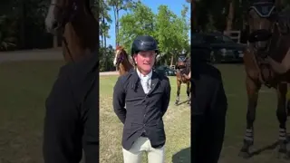 Quick chat with Matt Heinzle 🇨🇦 after his winning round with Kinky Boy 🦄