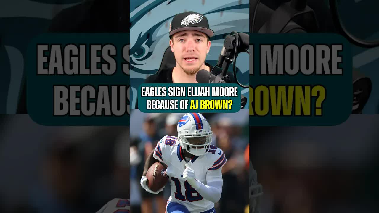 The #Eagles Added Elijah Moore Last Night, But It Wasnt To Please AJ Brown#philadelphiaeagles #nfl episode artwork