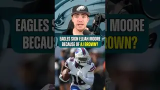 The #Eagles Added Elijah Moore Last Night, But It Wasn’t To Please AJ Brown…#philadelphiaeagles #nfl