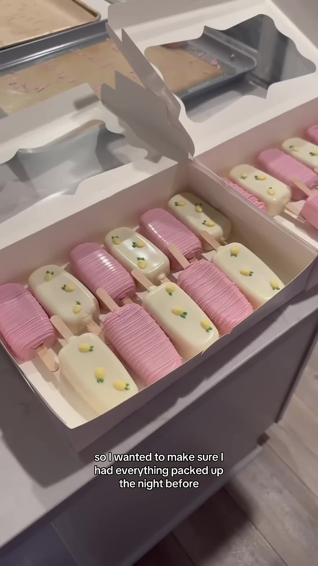 Large scale baby shower baking order from start to delivery