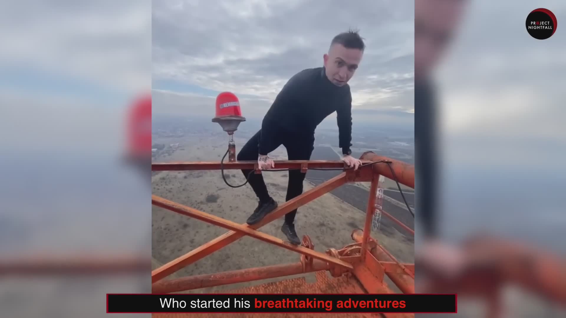 Newly surfaced footage shows the haunting final minutes of a thrill-seeker whose last adventure turned fatal
