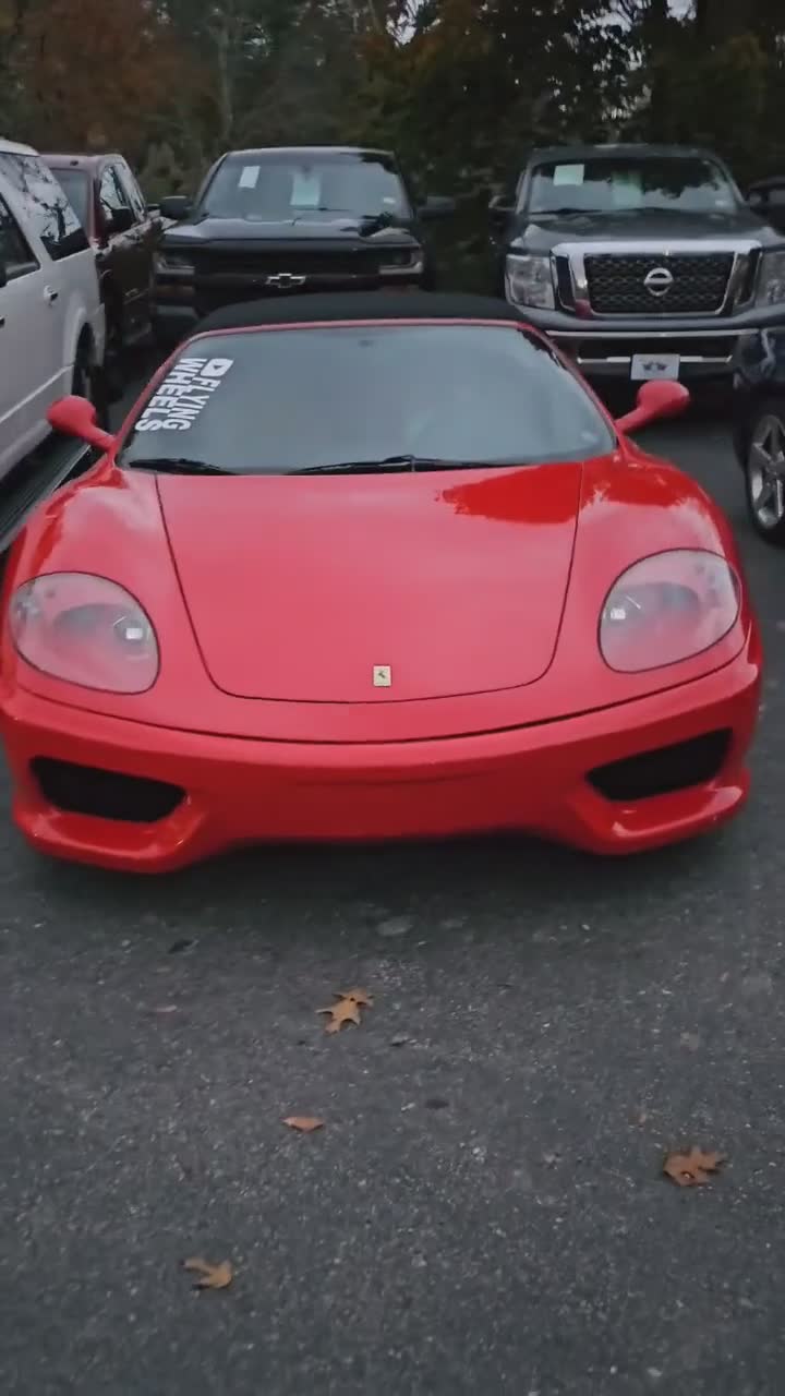 Letting a teenager drive the Ferrari and instantly regretting the decision