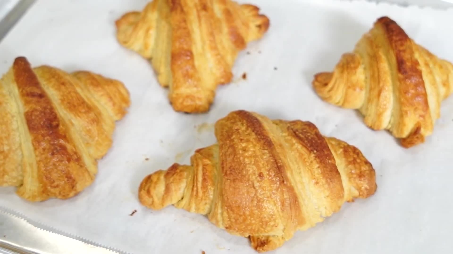 Multiple attempts at making bakery-quality croissants at home