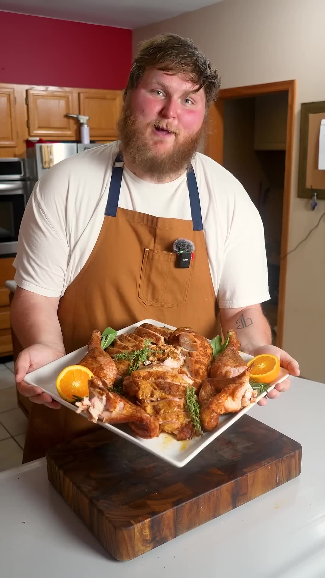 Smoked turkey recipe for Thanksgiving using the grill for perfect results