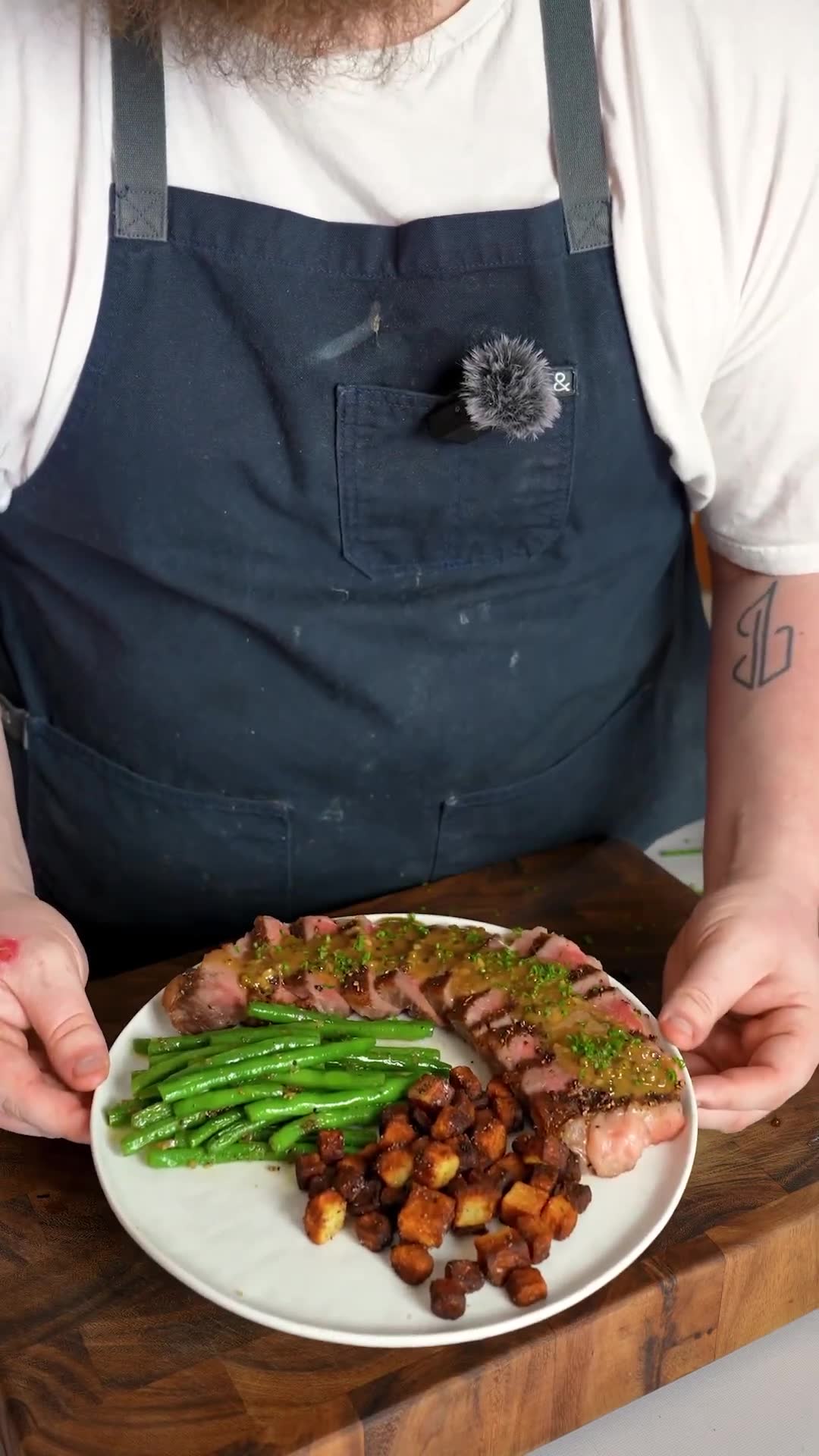 Cooking ribeye steak using French methods for incredible flavor and texture
