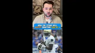 This is how the Titans can justify taking RB Jeremiyah Love at fourth overall...