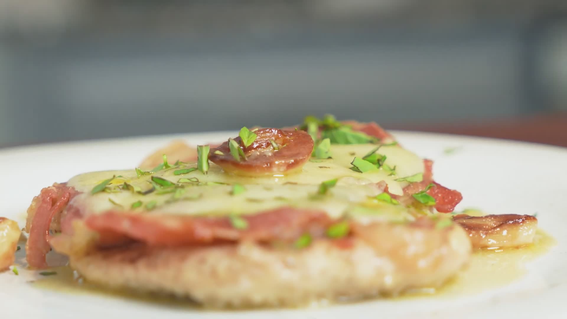 Simple chicken saltimbocca with prosciutto and sage Italian classic
