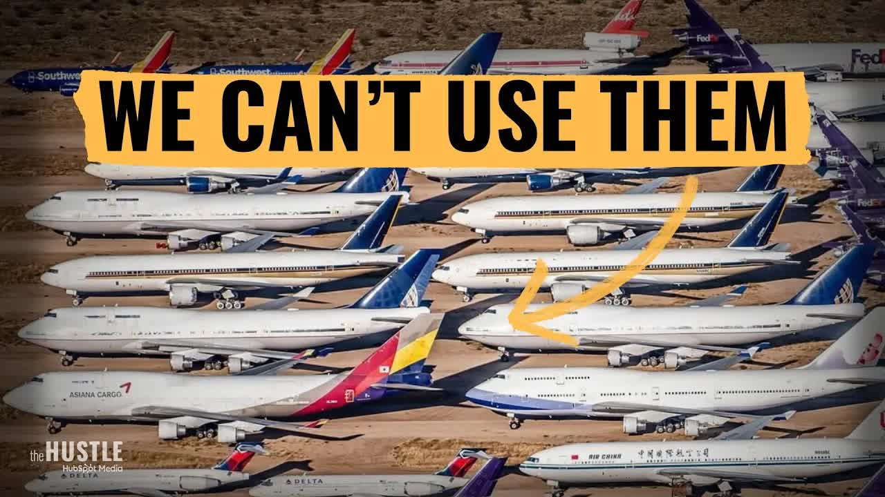 Why 600+ Planes Are Sitting Engineless