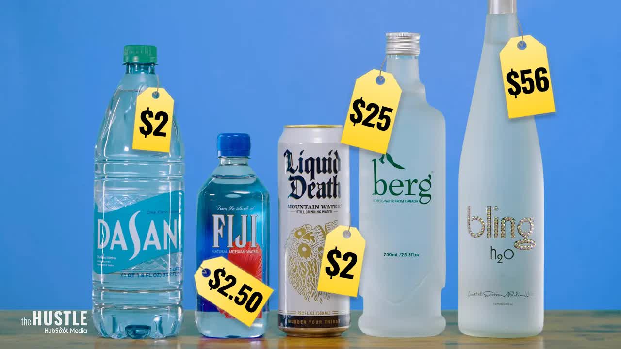 The Actual Difference Between $2 and $56 Water