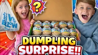 DUMPLING SURPRISE..WHAT DID WE GET?! 🫣🤩 *EXCITING!* #dumplings #fivebelow #surprise 