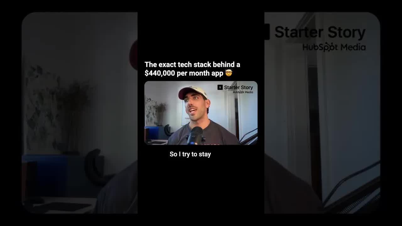 The exact tech stack behind a $440,000 per month app