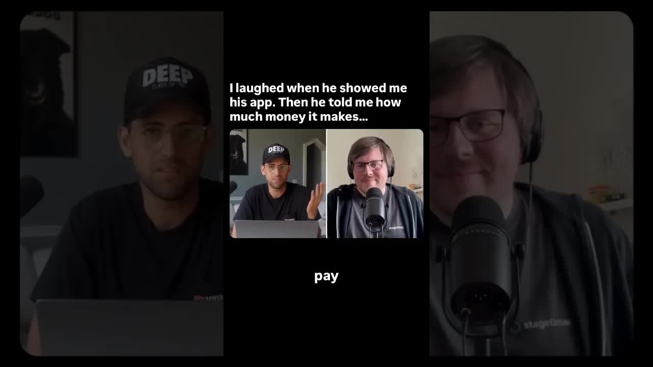 I laughed when he showed me his app. Then he told me how much money it makes