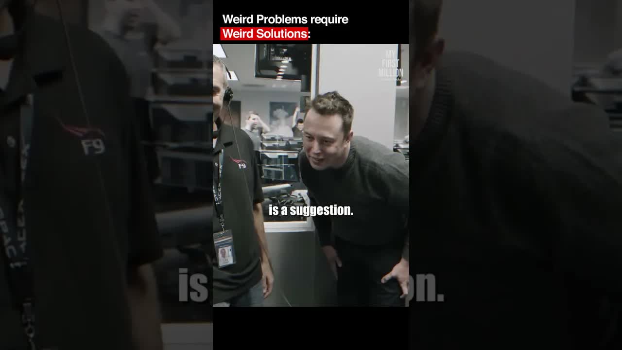 Elon Musk's funny solution to this problem