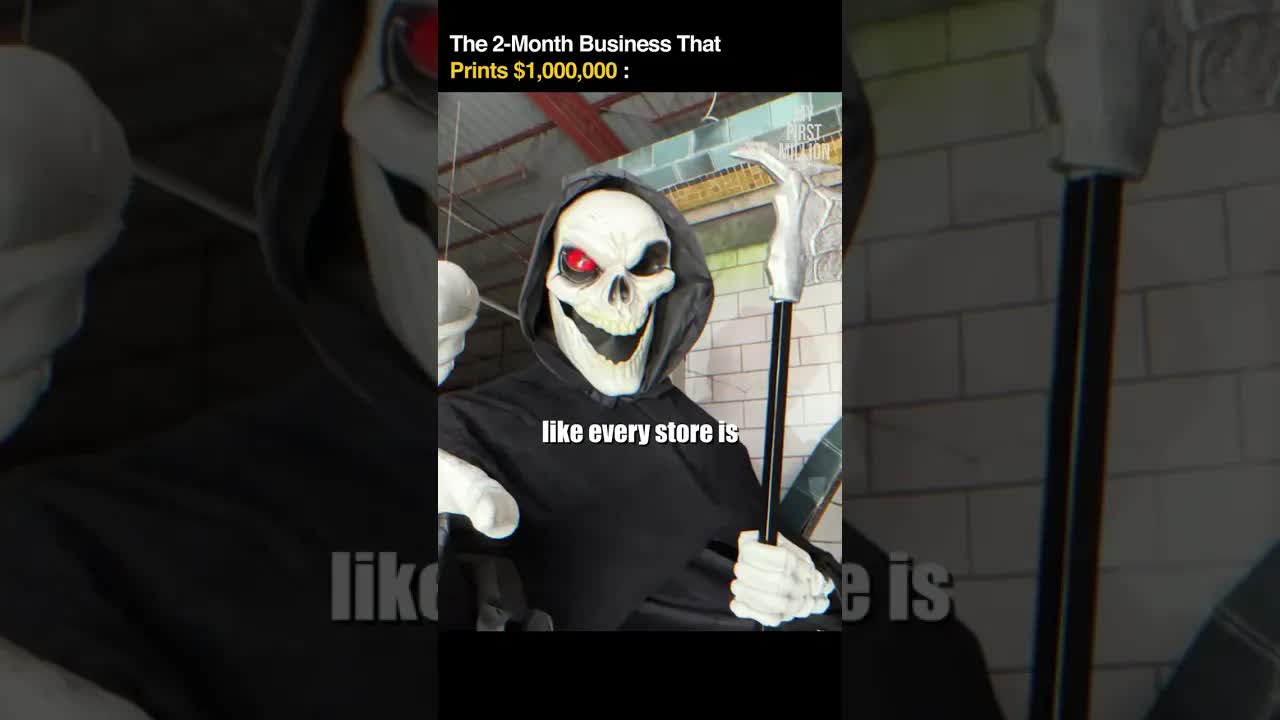 2 Month Halloween store prints $1M