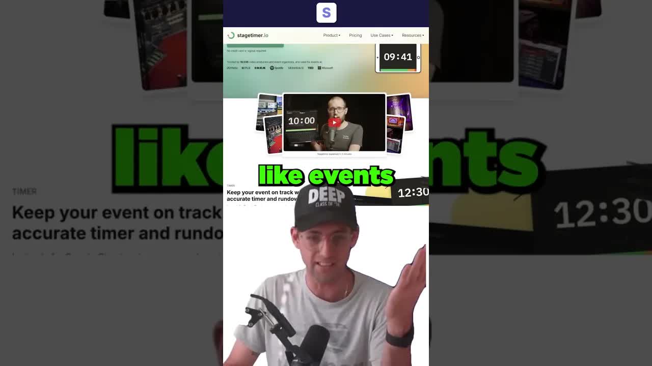 $25K/month Stagetimer app