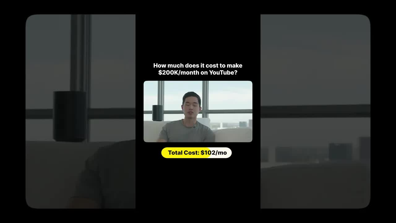 The cost of running 6 YouTube channels...