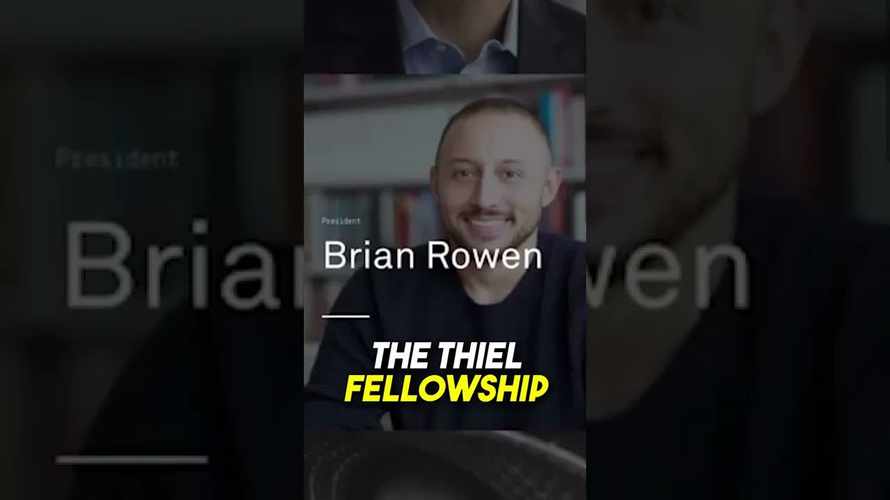 Peter Thiel Fellowship: $100K to Drop Out of College and Build Something Cool