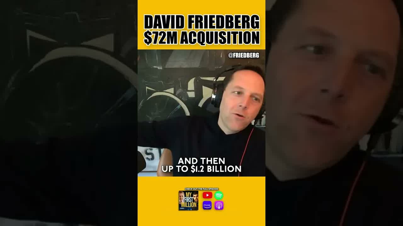 David Friedberg Paid $72M For Demark Acquisition and it Backfired?!